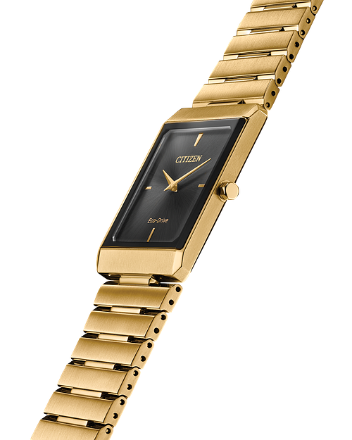 Stiletto Black Dial Stainless Steel Bracelet AR3102 51E CITIZEN