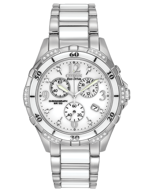 Citizen silhouette 2025 diamond watch