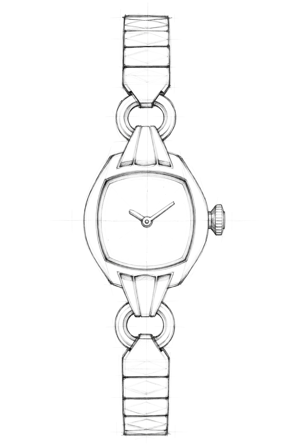 Watch technical diagram