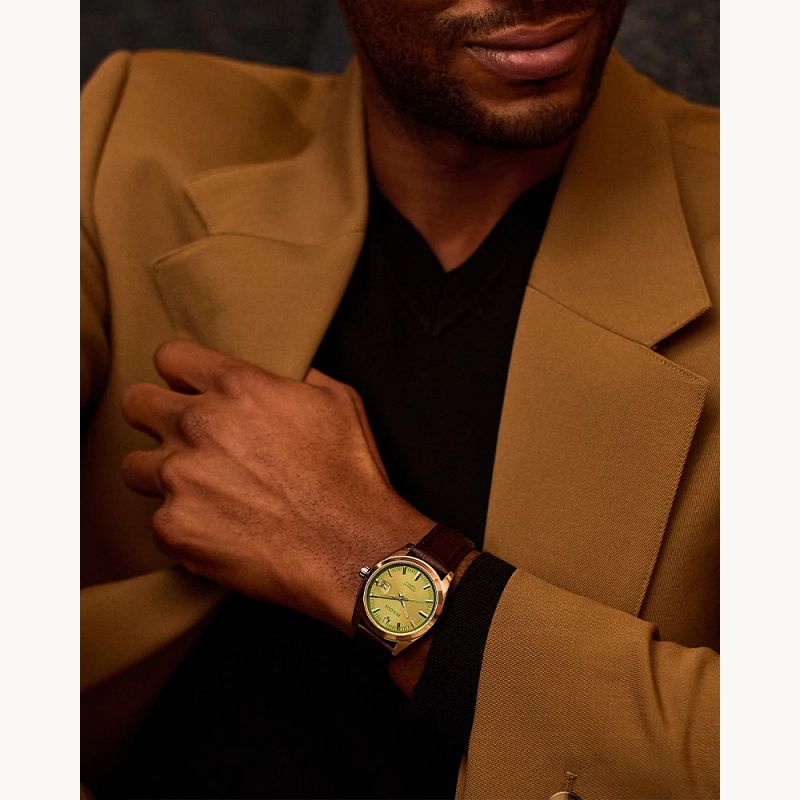 Green Dial Leather Strap Surveyor 96B427 | Bulova Green Dial Leather Strap Surveyor 96B427 | Bulova