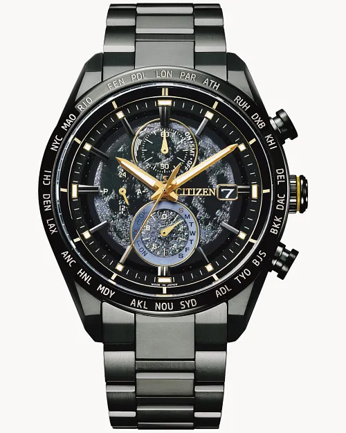 ATTESA Black Dial Super Titanium Bracelet AT8185-71E | CITIZEN ATTESA Black Dial Super Titanium Bracelet AT8185-71E | CITIZEN