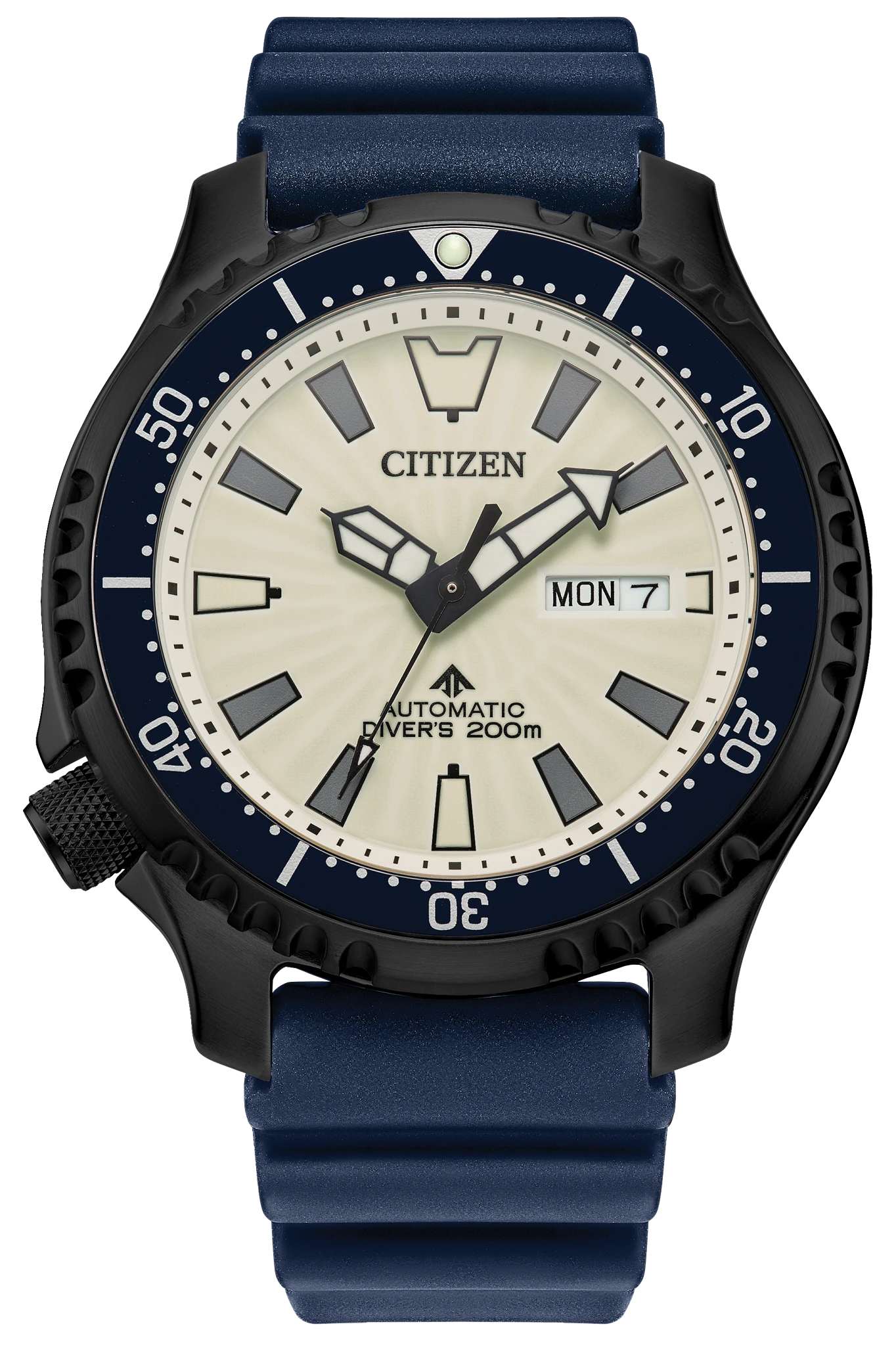 au maison Promaster Dive Automatic White Dial Polyurethane Strap NY0137-09A
