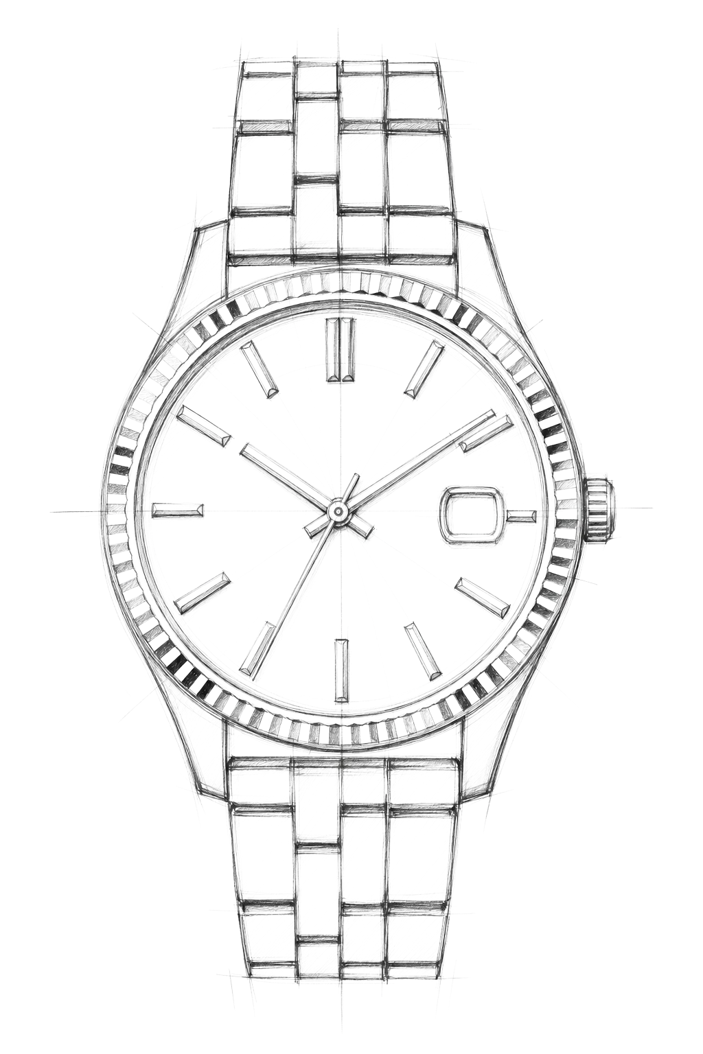Watch technical diagram