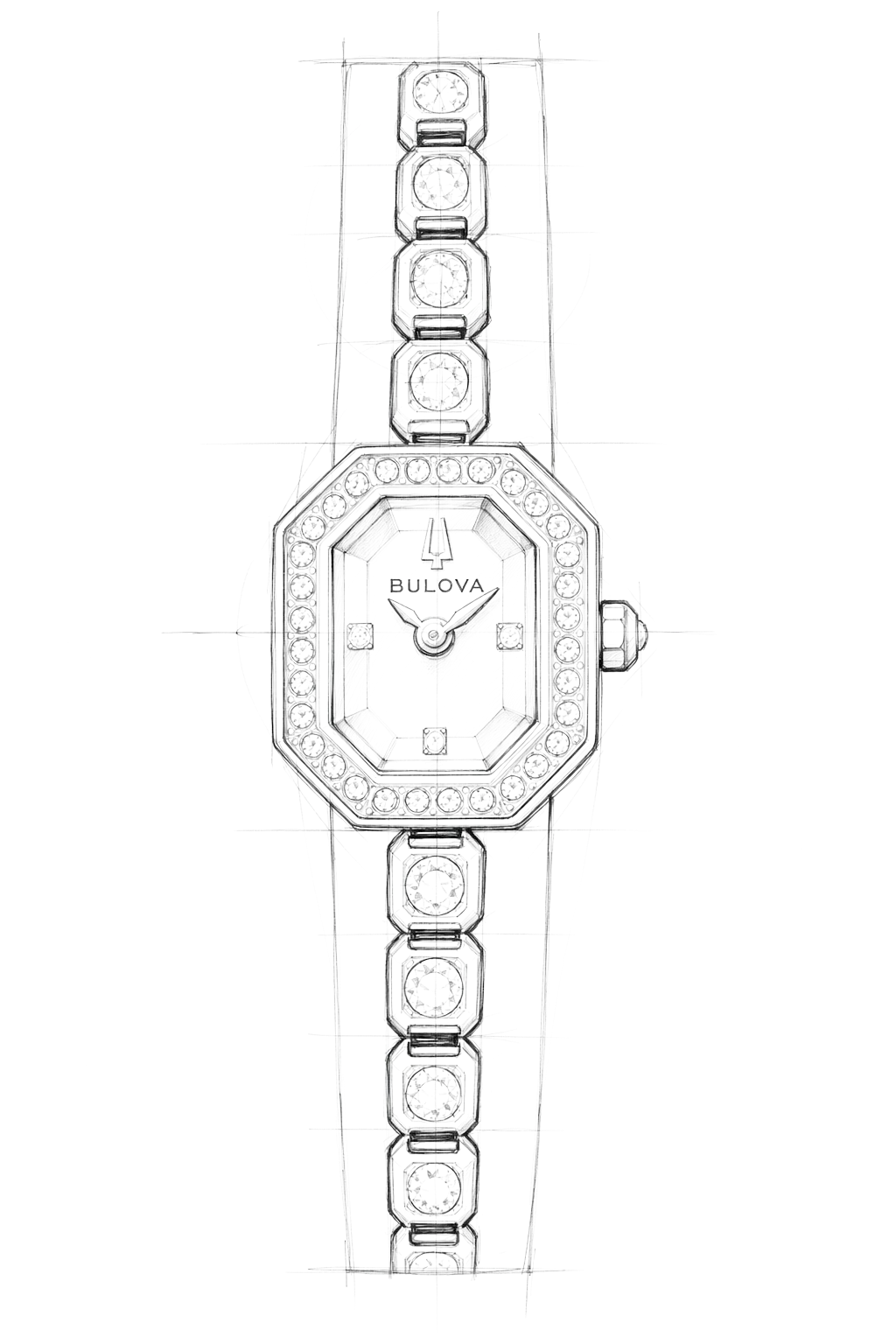 Watch technical diagram