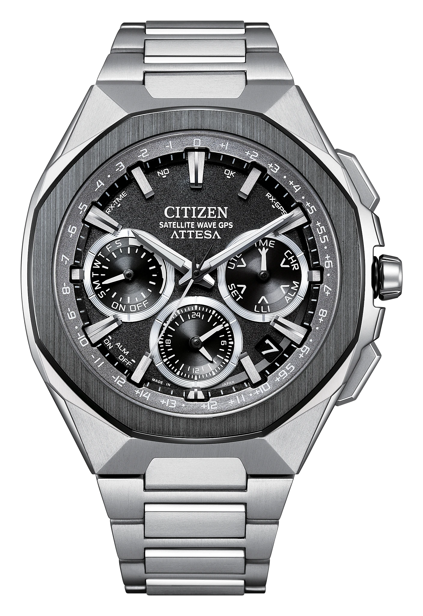 au maison ATTESA Gray Dial Super Titanium Bracelet CC4104-53E