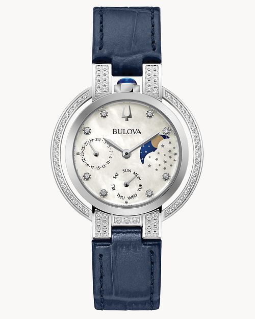 Bulova women's watch 2025 mother of pearl face