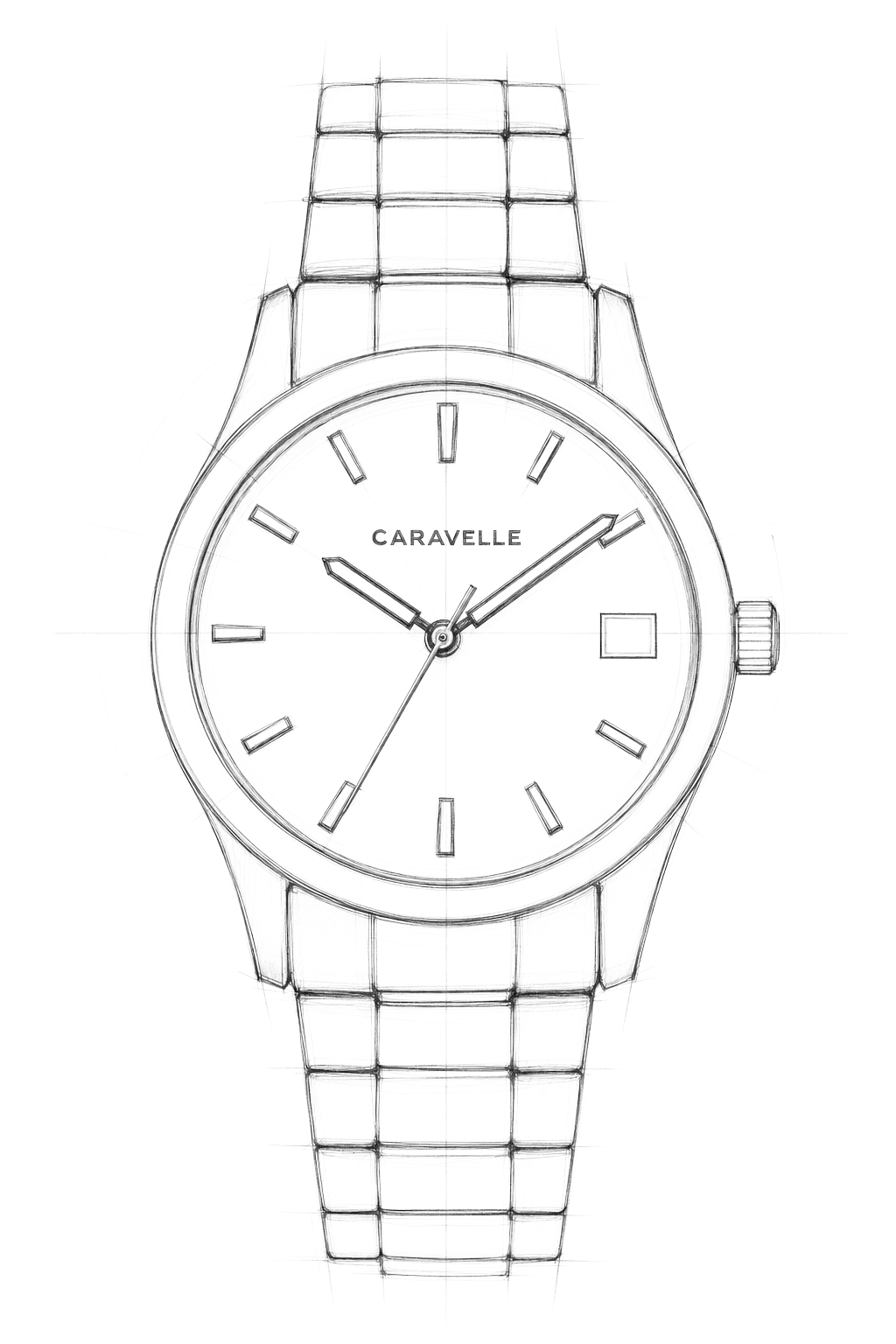 Watch technical diagram