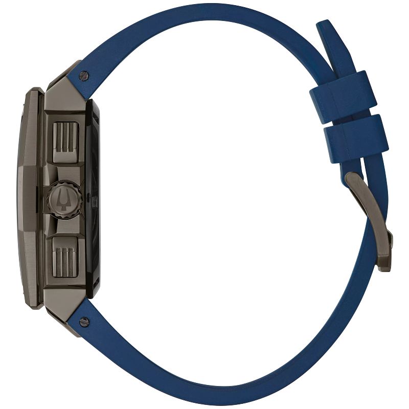 Blue Dial EPDM Rubber Strap | 98B357 Series X Bulova
