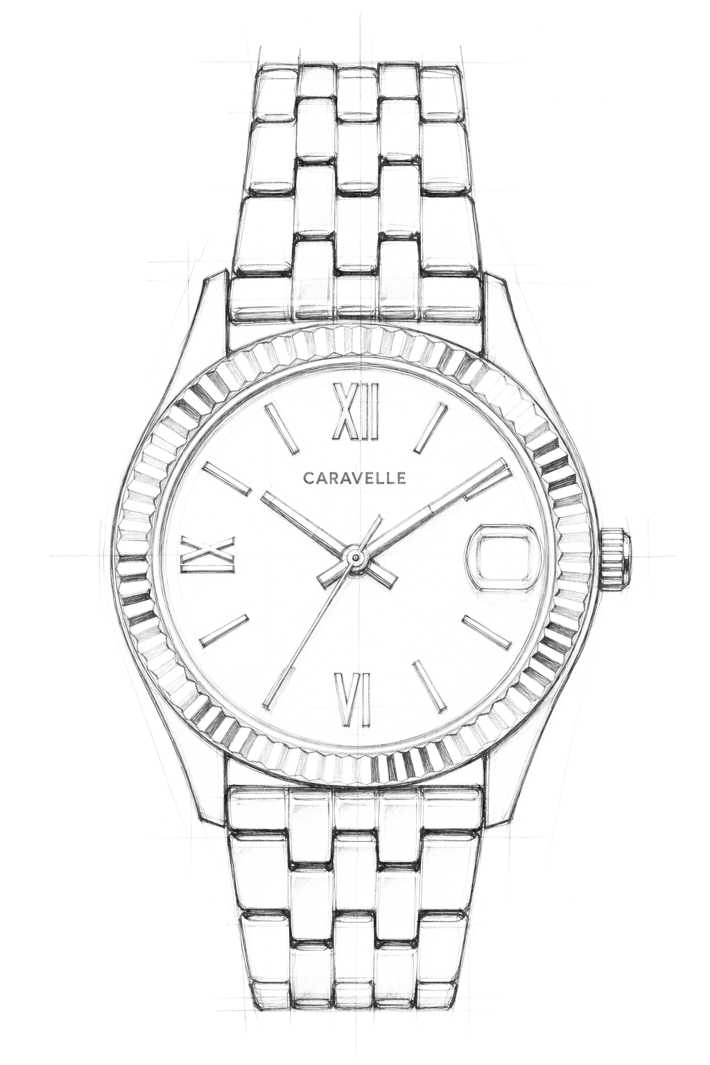 Watch technical diagram