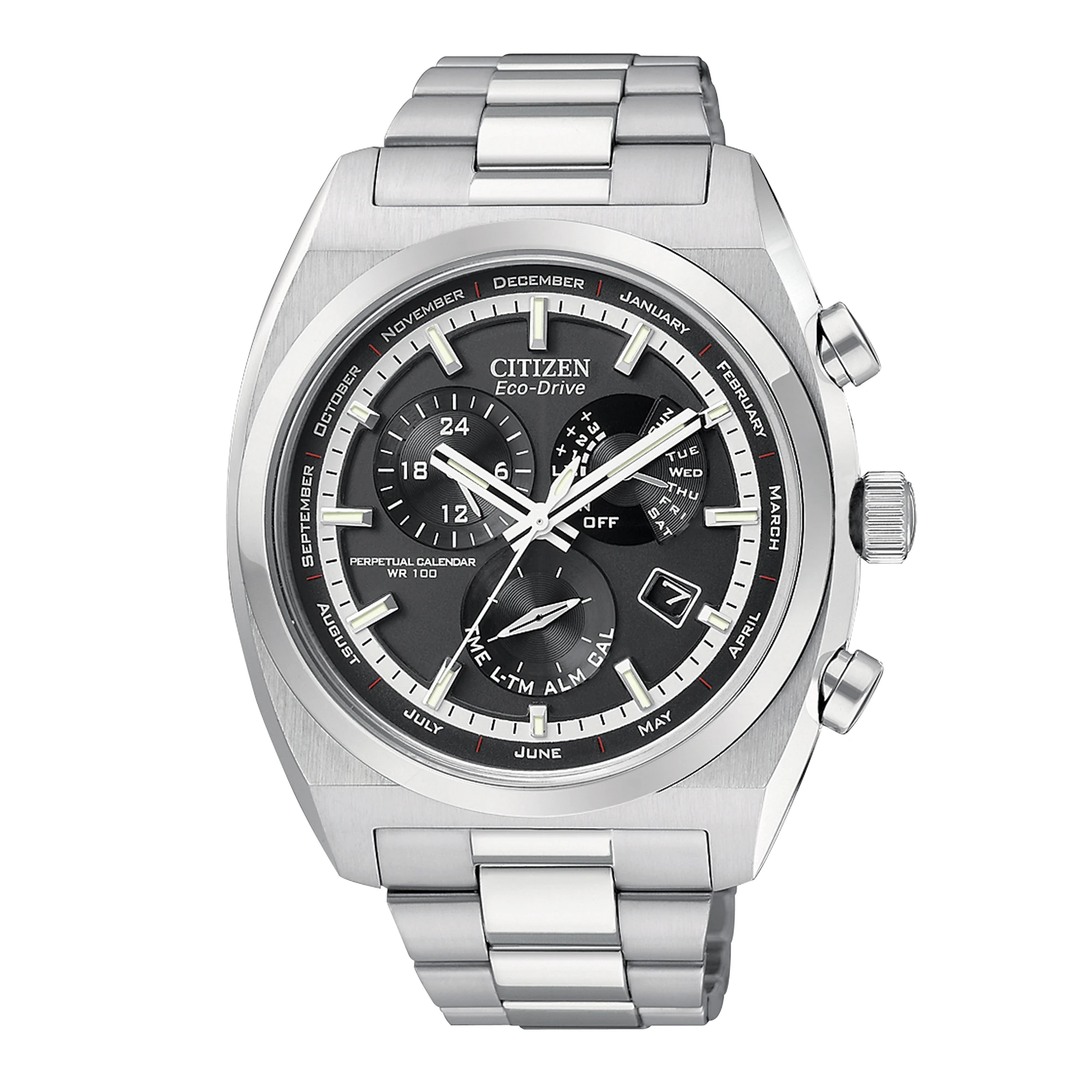 Chandler Black Dial Stainless Steel Bracelet BL8120-52E | CITIZEN