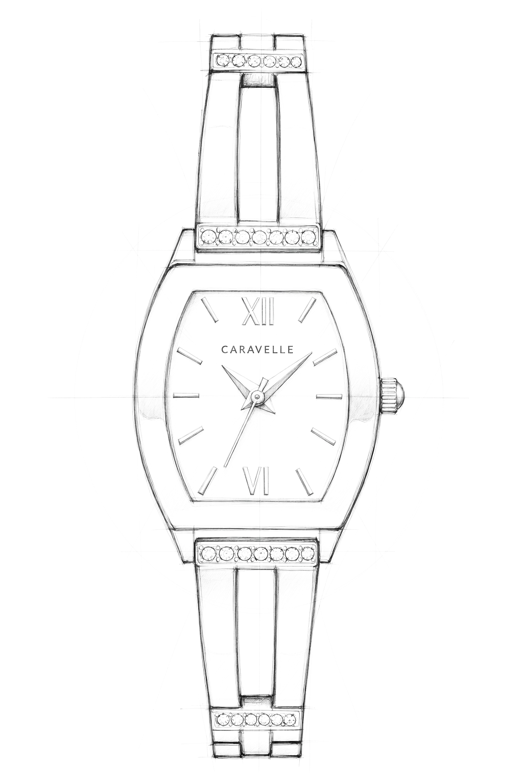 Watch technical diagram