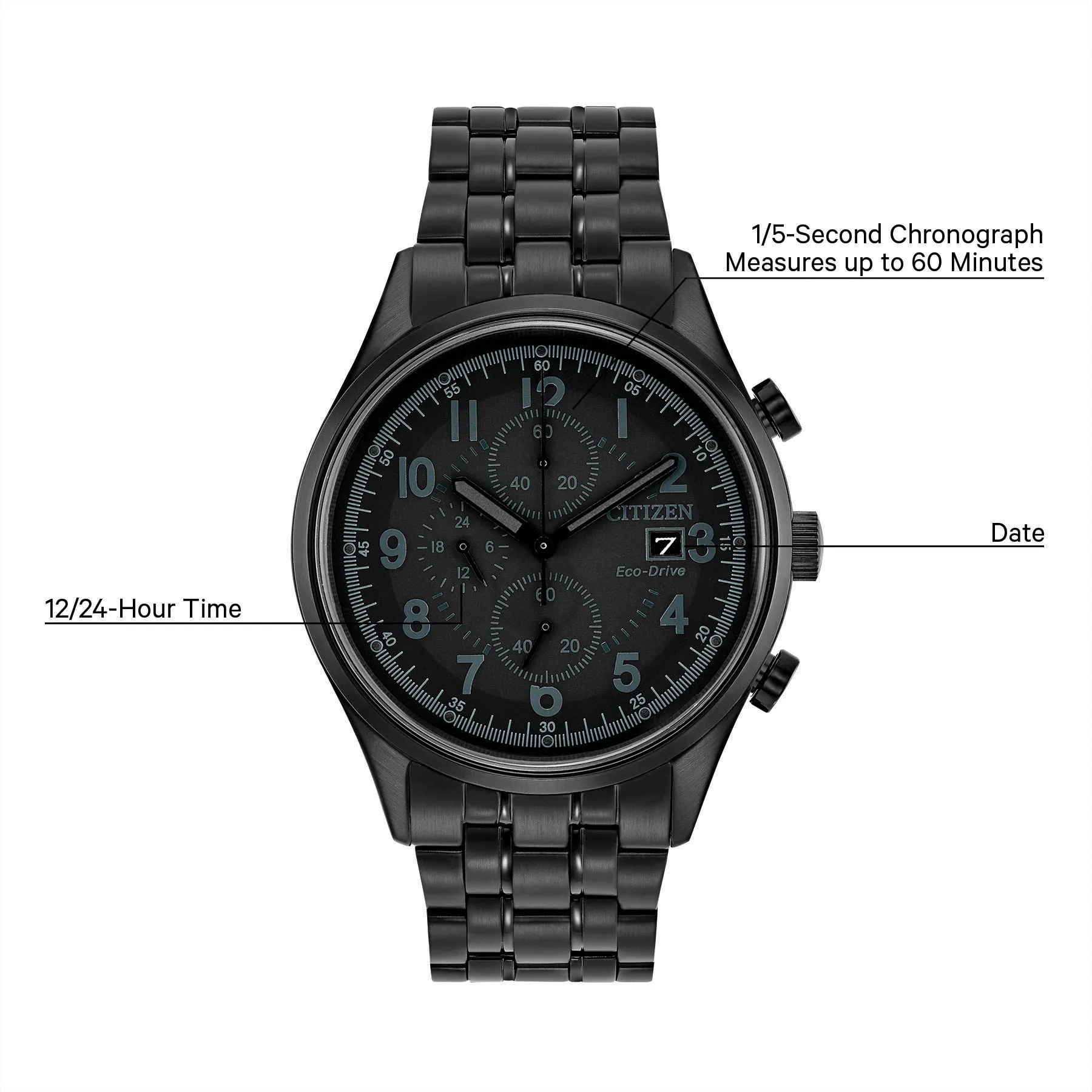 Chandler - Men's Eco-Drive CA0625-55E Chronograph Date Watch | CITIZEN