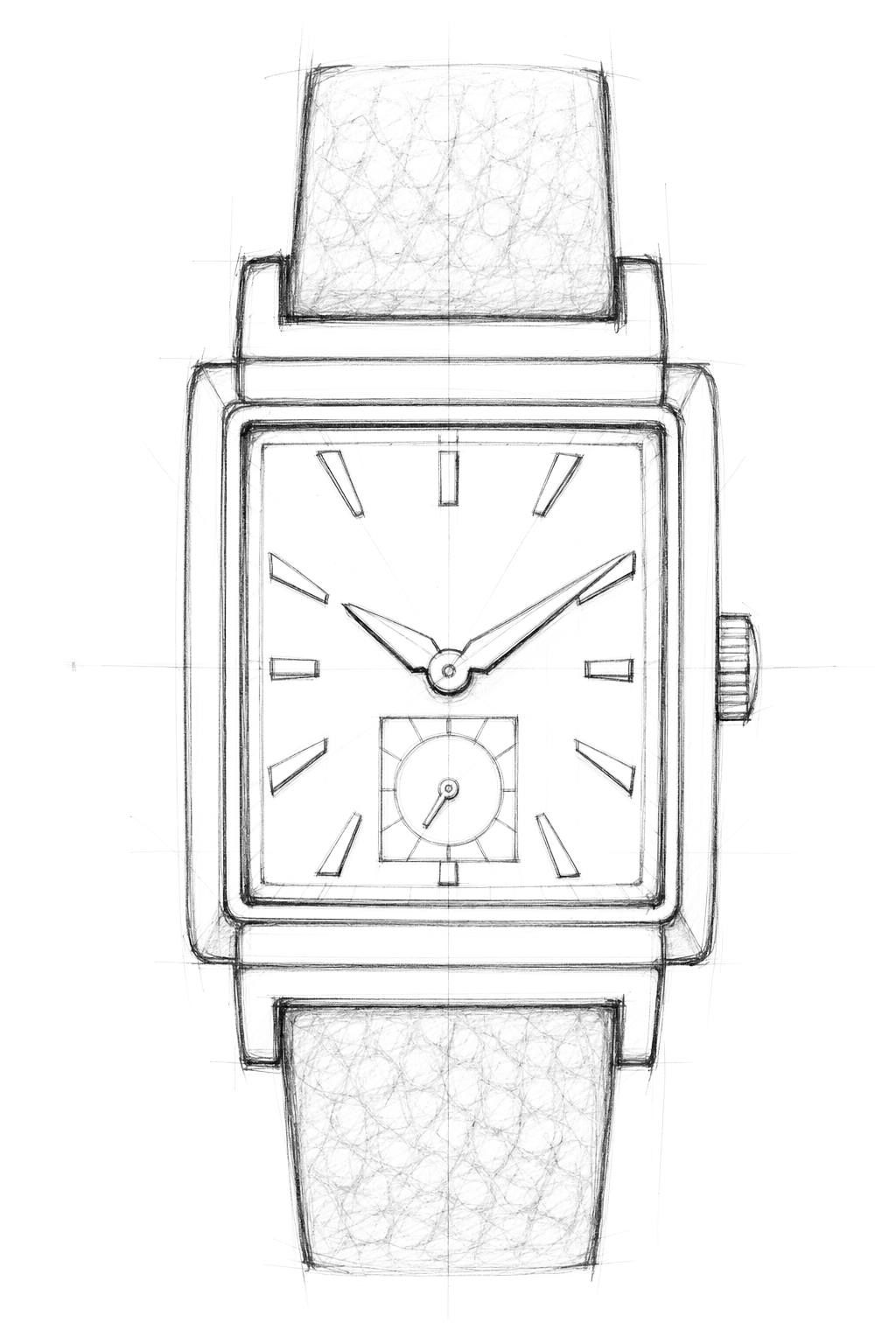 Watch technical diagram