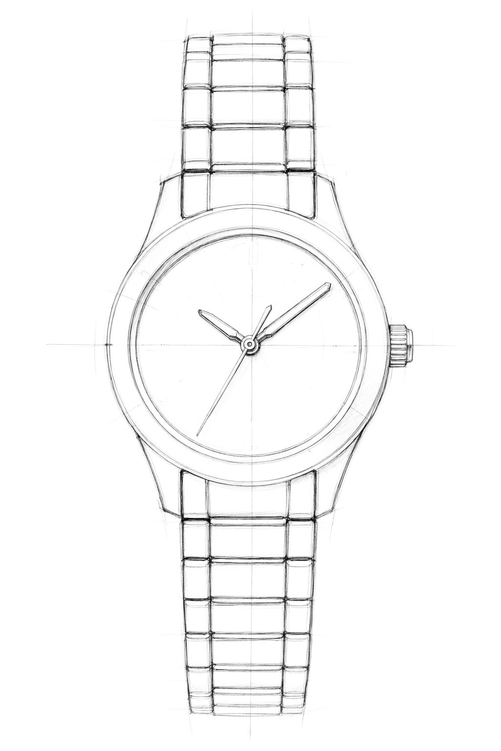 Watch technical diagram