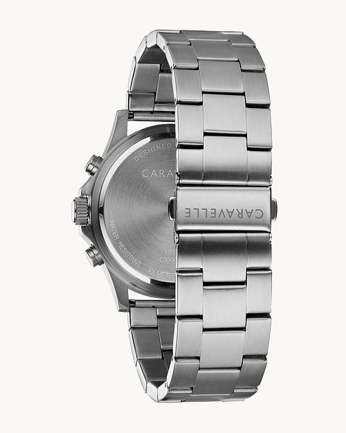 Caravelle by bulova sales stainless steel watch