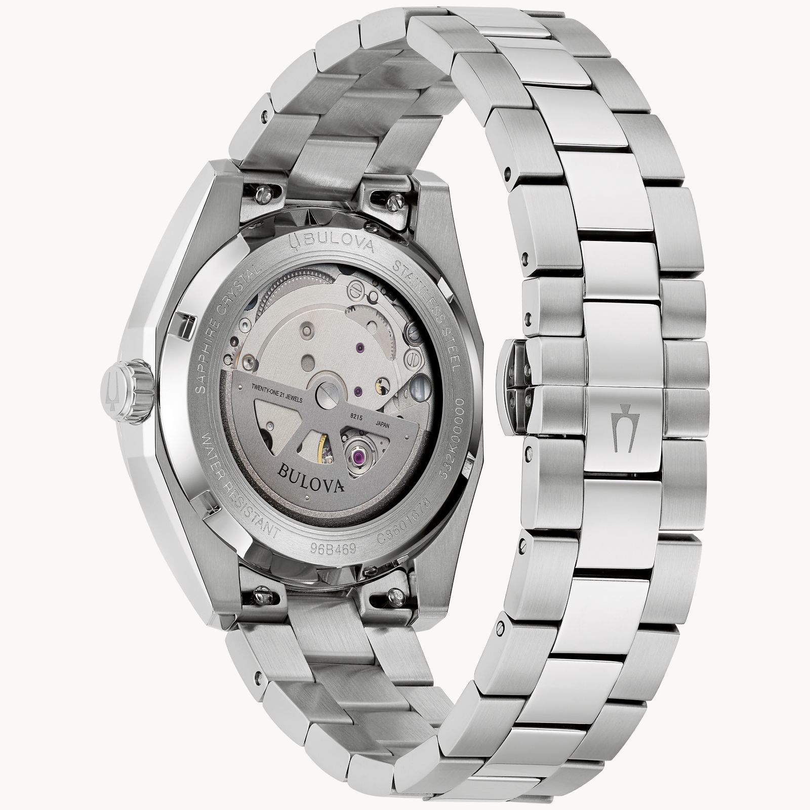 Bulova Surveyor Automatic Gents Brown Dial Stainless Steel Watch - 96B470 CASIO Bulova Surveyor Automatic Gents Brown Dial Stainless Steel Watch - 96B470 CASIO