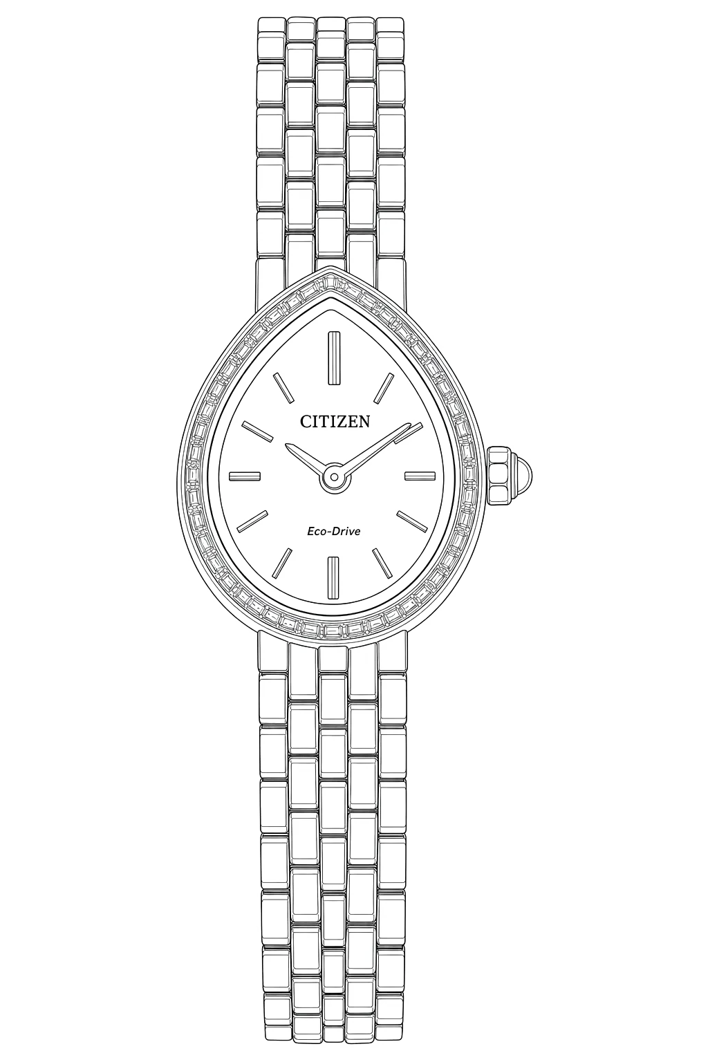 Watch technical diagram