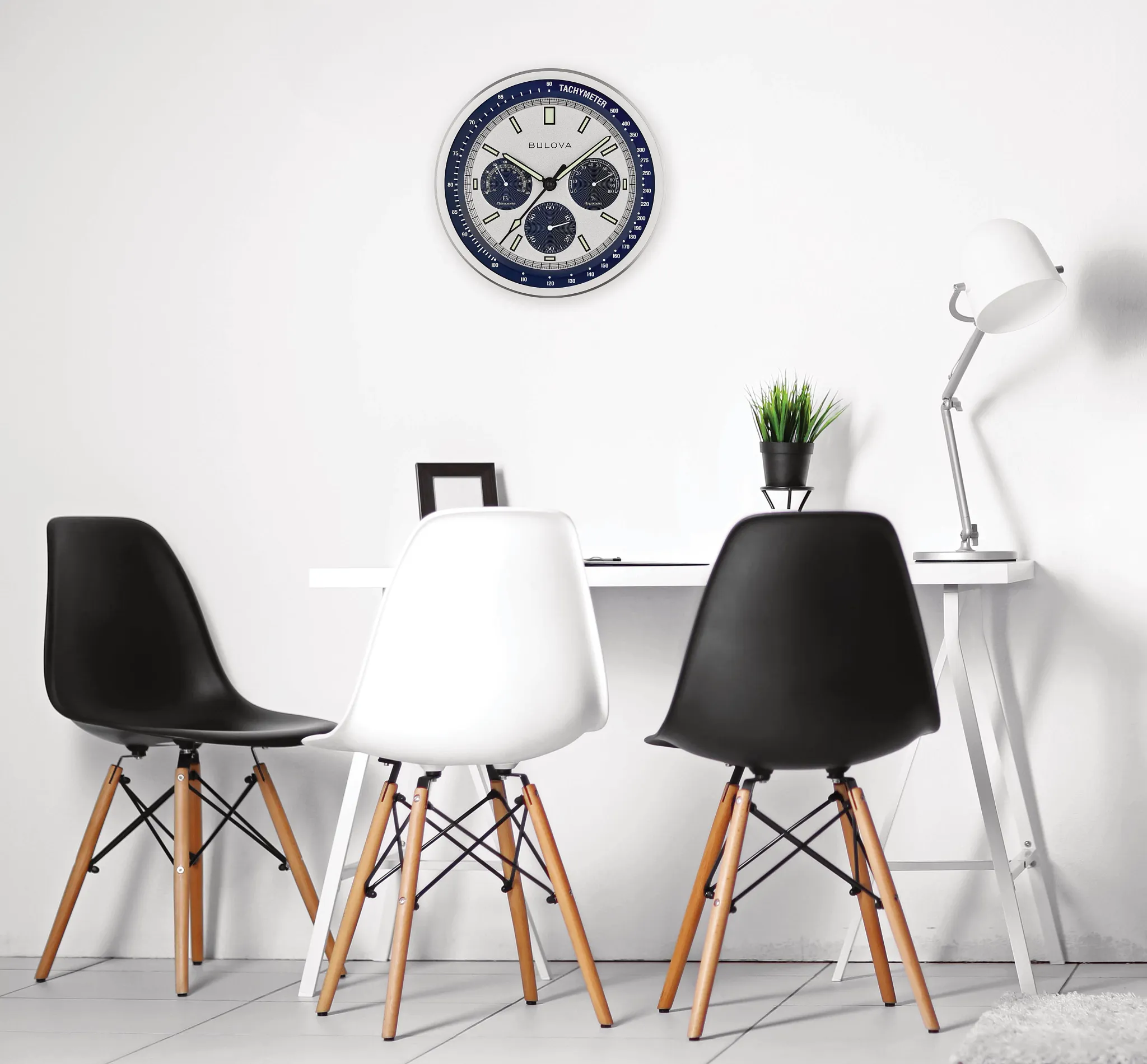 Lunar Pilot Wall Clock