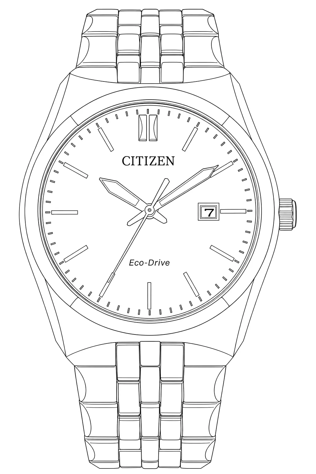 Watch technical diagram
