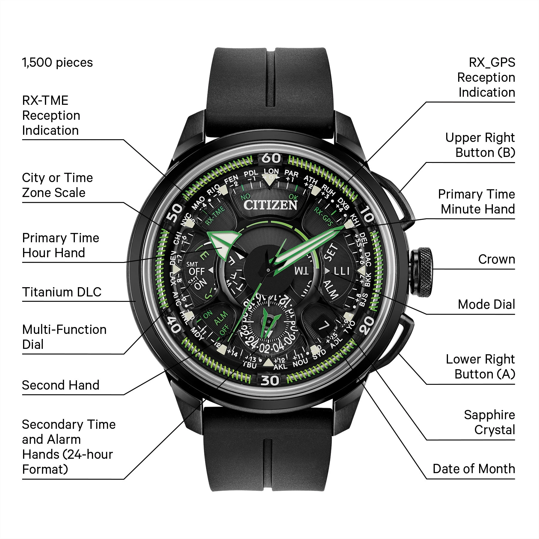 Satellite Wave - Men's Eco-Drive CC7005-16E Calendar Watch