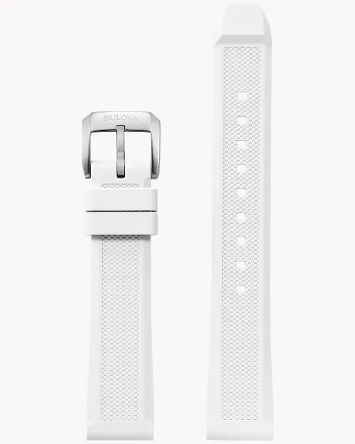 White Silicone Strap image number 0