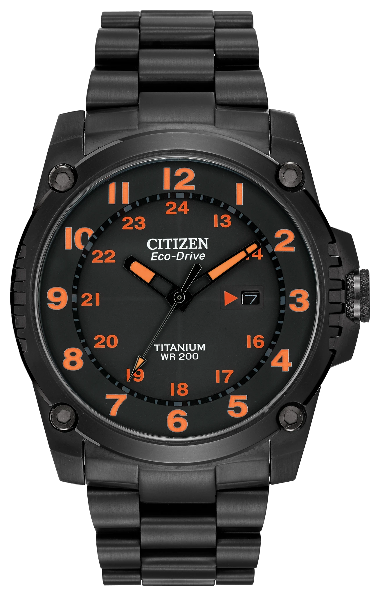 Titanium Black Dial Super Titanium Bracelet BJ8075-58F | CITIZEN