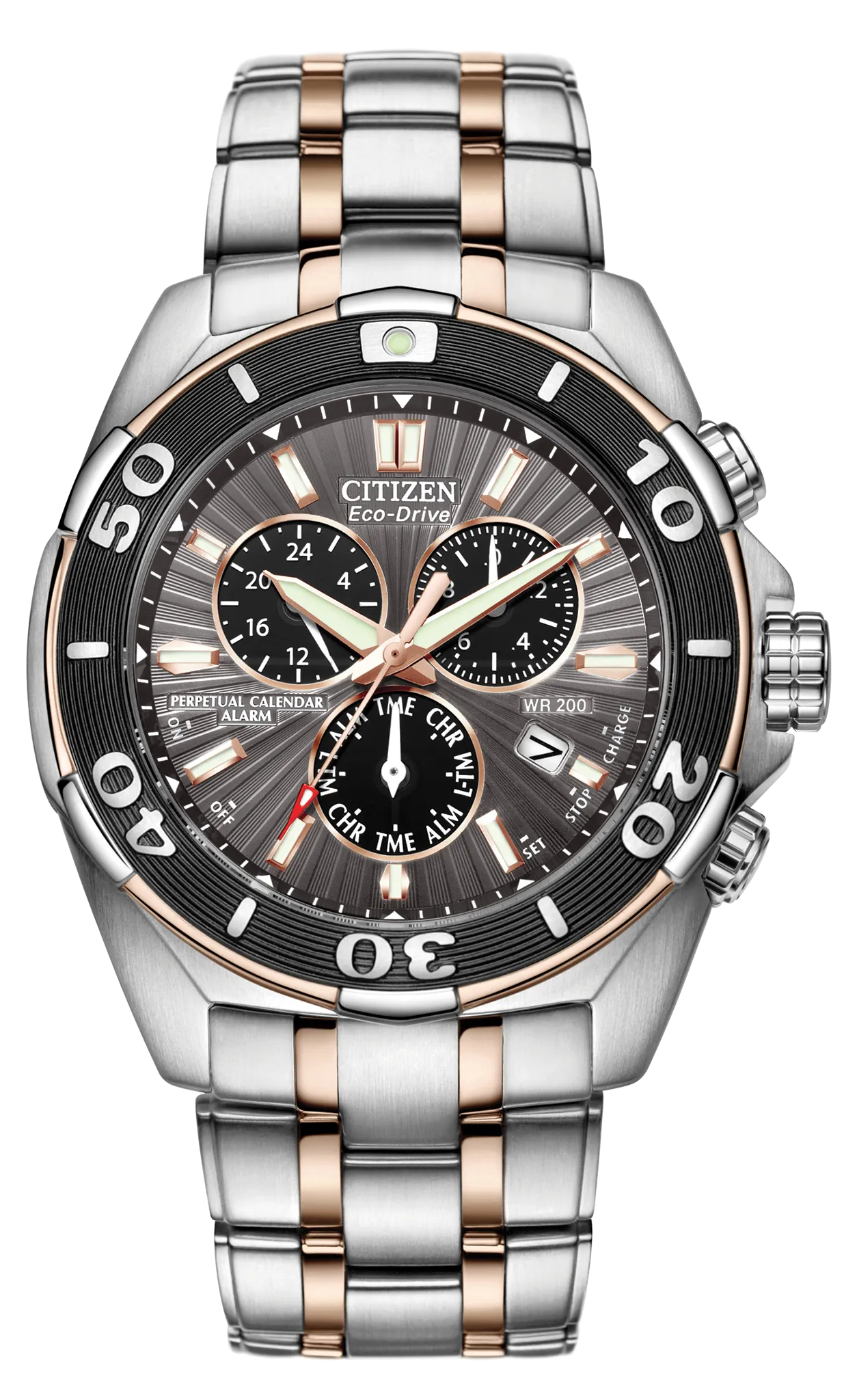 Courageous Gray Dial Stainless Steel Bracelet BL5446-51H | CITIZEN