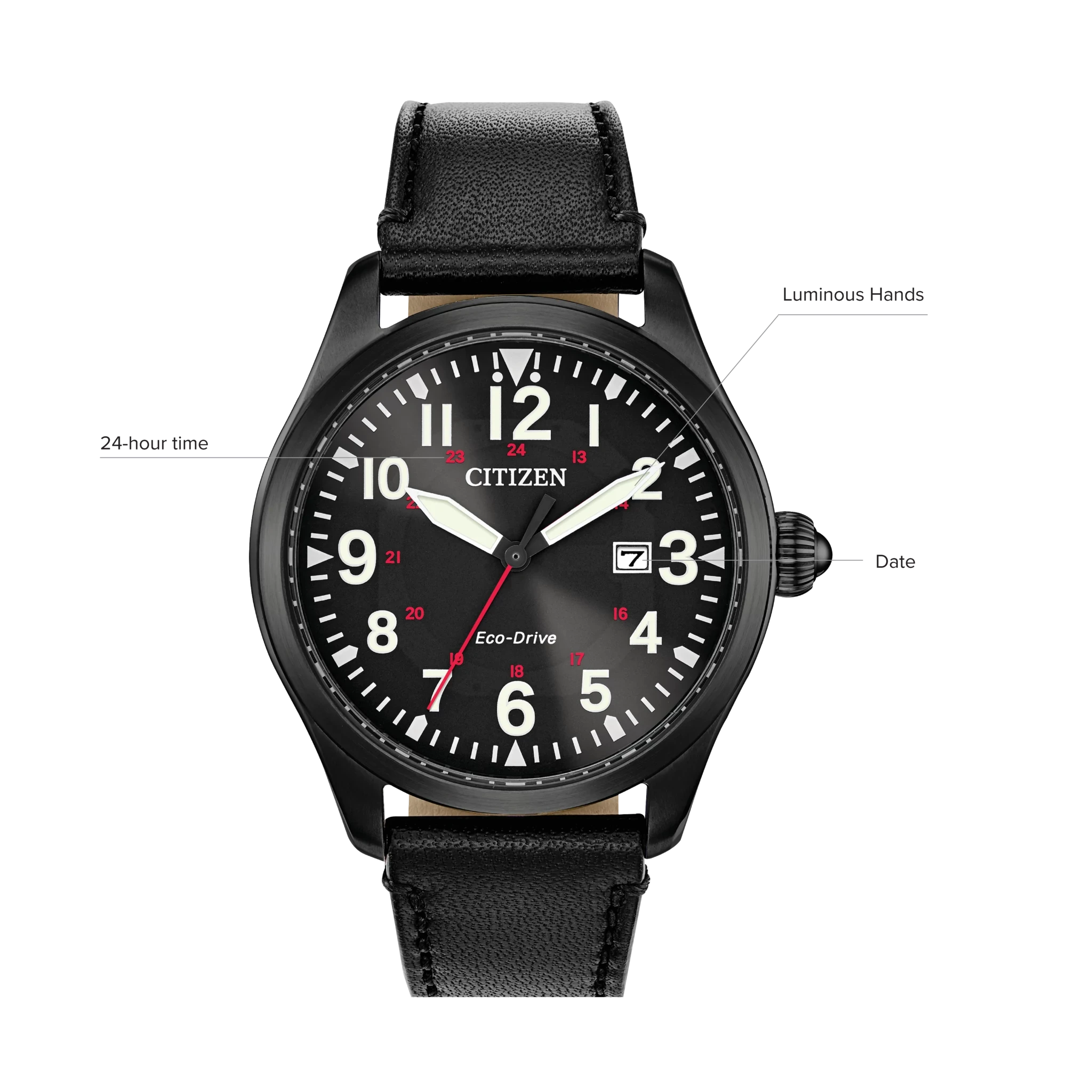 Citizen Garrison Military Eco-Drive Black Watch | CITIZEN