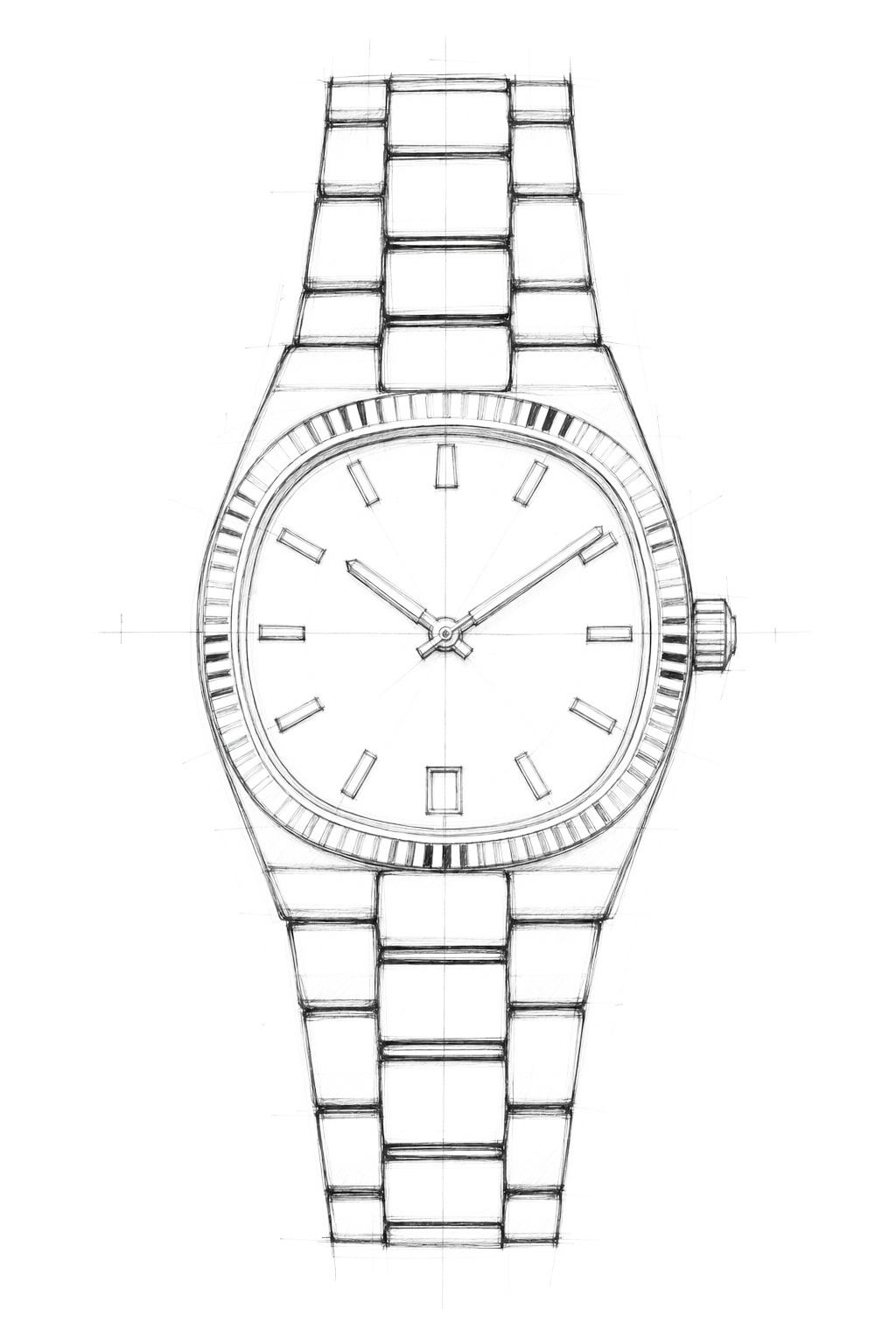 Watch technical diagram