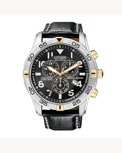 Brycen Black Dial Leather Strap BL5476-00E | CITIZEN Brycen Black Dial Leather Strap BL5476-00E | CITIZEN