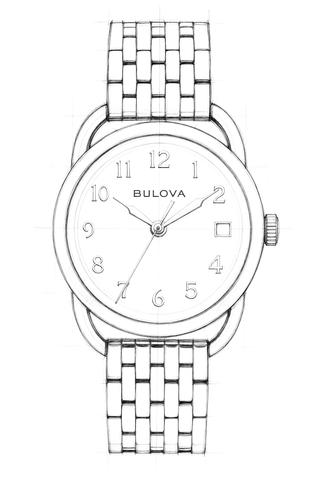 Watch technical diagram