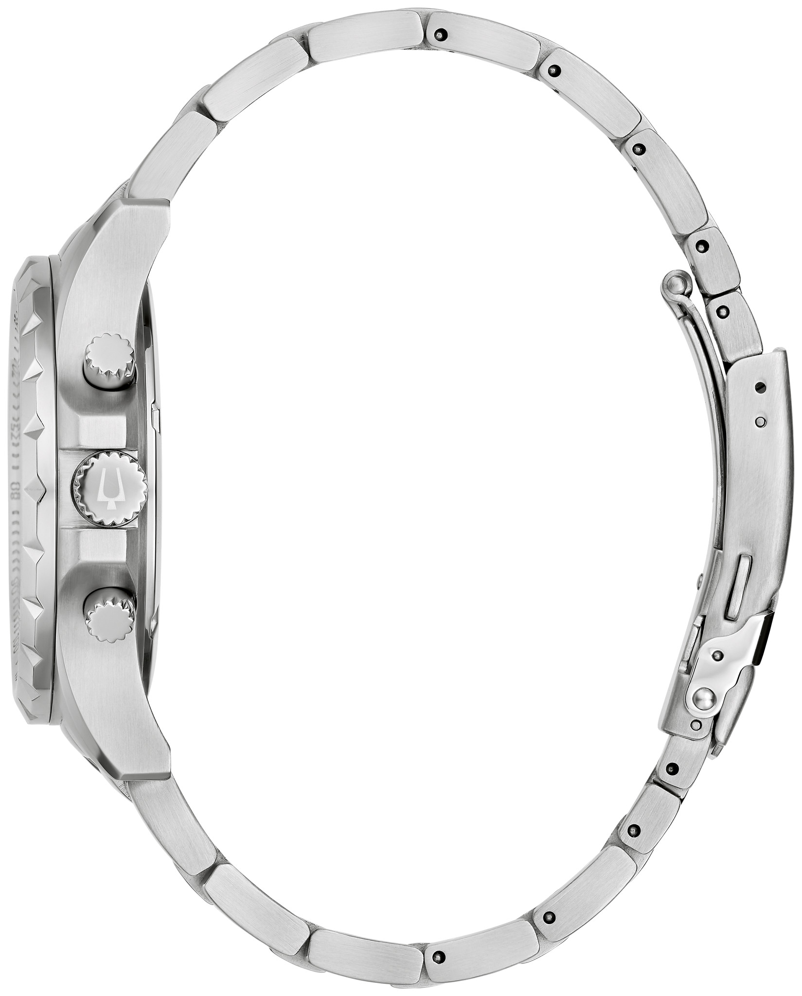 Blue Dial Stainless Steel Bracelet Marine Star 96B174 Bulova