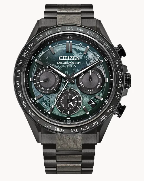 ATTESA Multiple Dial Super Titanium with DLC Coating Bracelet ATTESA Multiple Dial Super Titanium with DLC Coating Bracelet