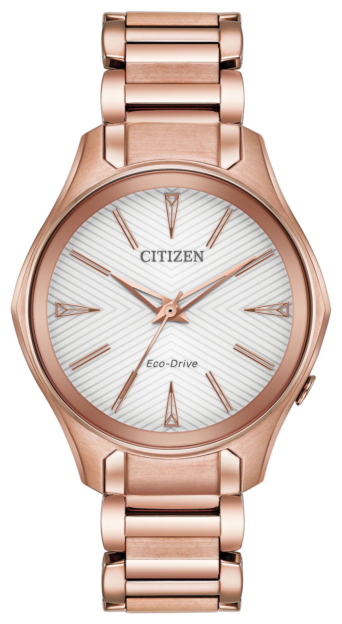M1号　マタンゴ　スタンダード　ピンク　美品 Modena - Ladies Eco-Drive EM0593-56A Pink Steel Watch