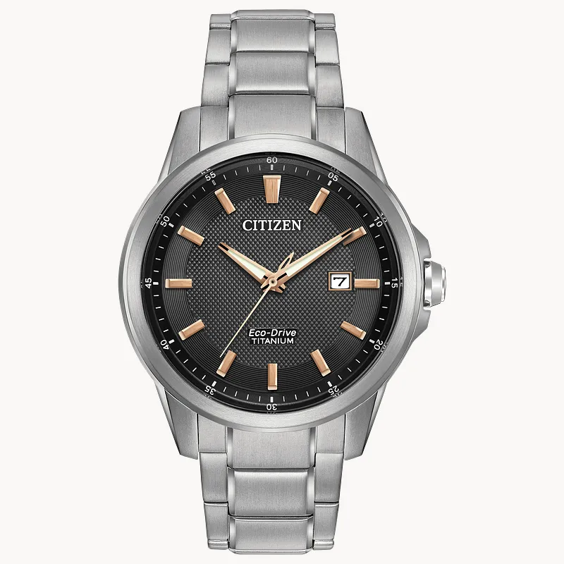 Citizen Chandler Eco-Drive Black Super Titanium Watch | CITIZEN Citizen Chandler Eco-Drive Black Super Titanium Watch | CITIZEN