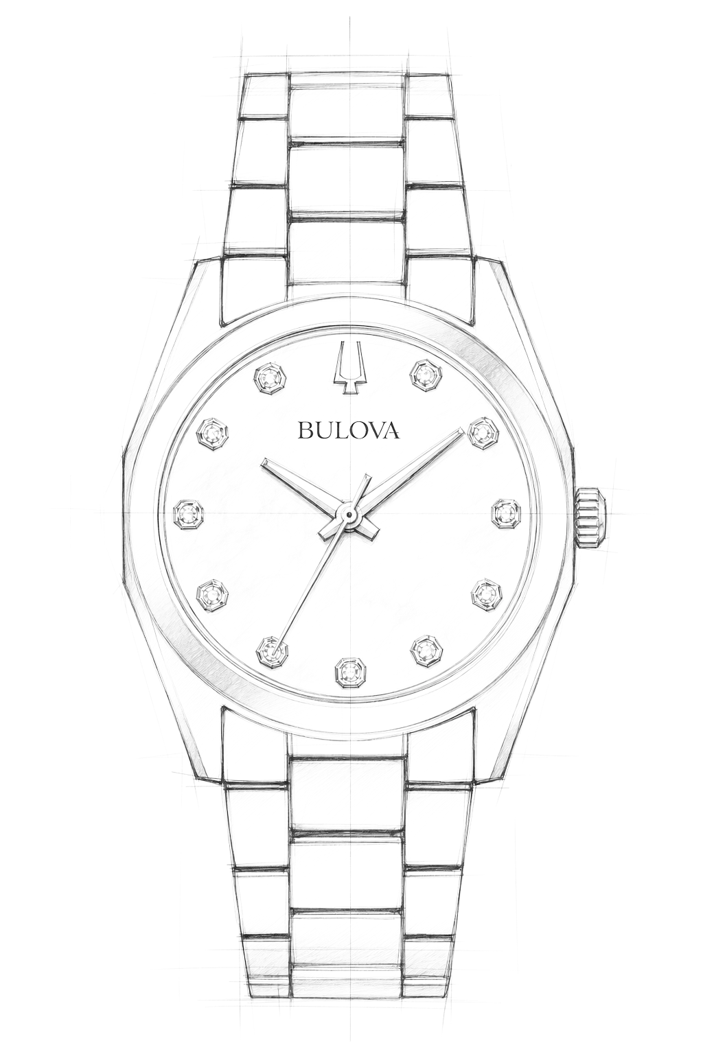 Watch technical diagram