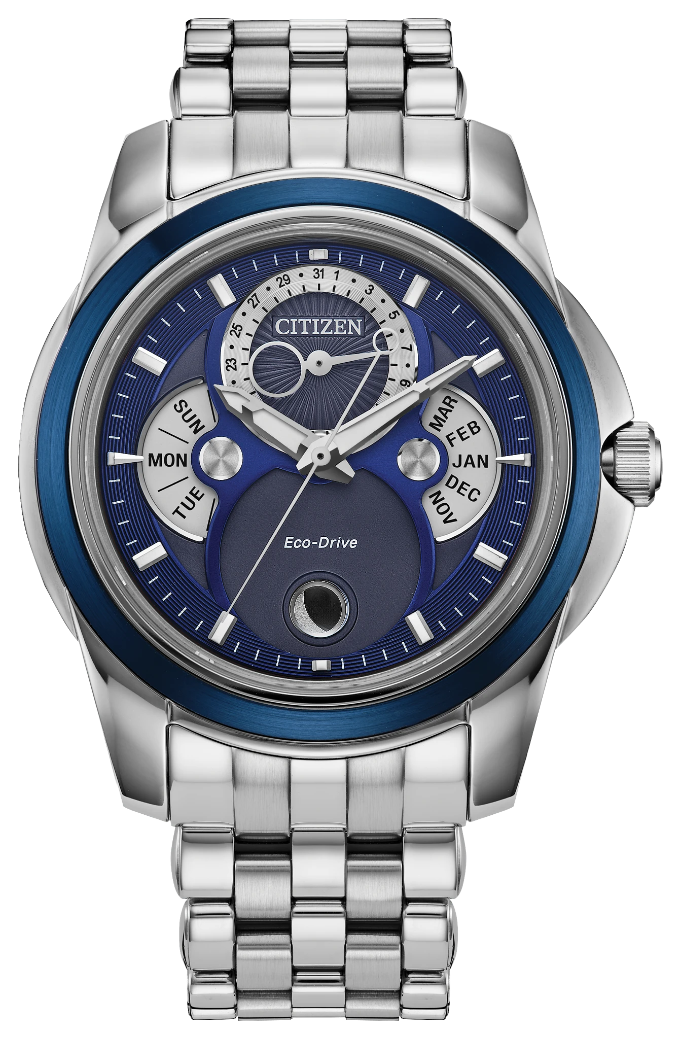 au maison Calendrier Blue Dial Stainless Steel Bracelet BU0088-51H