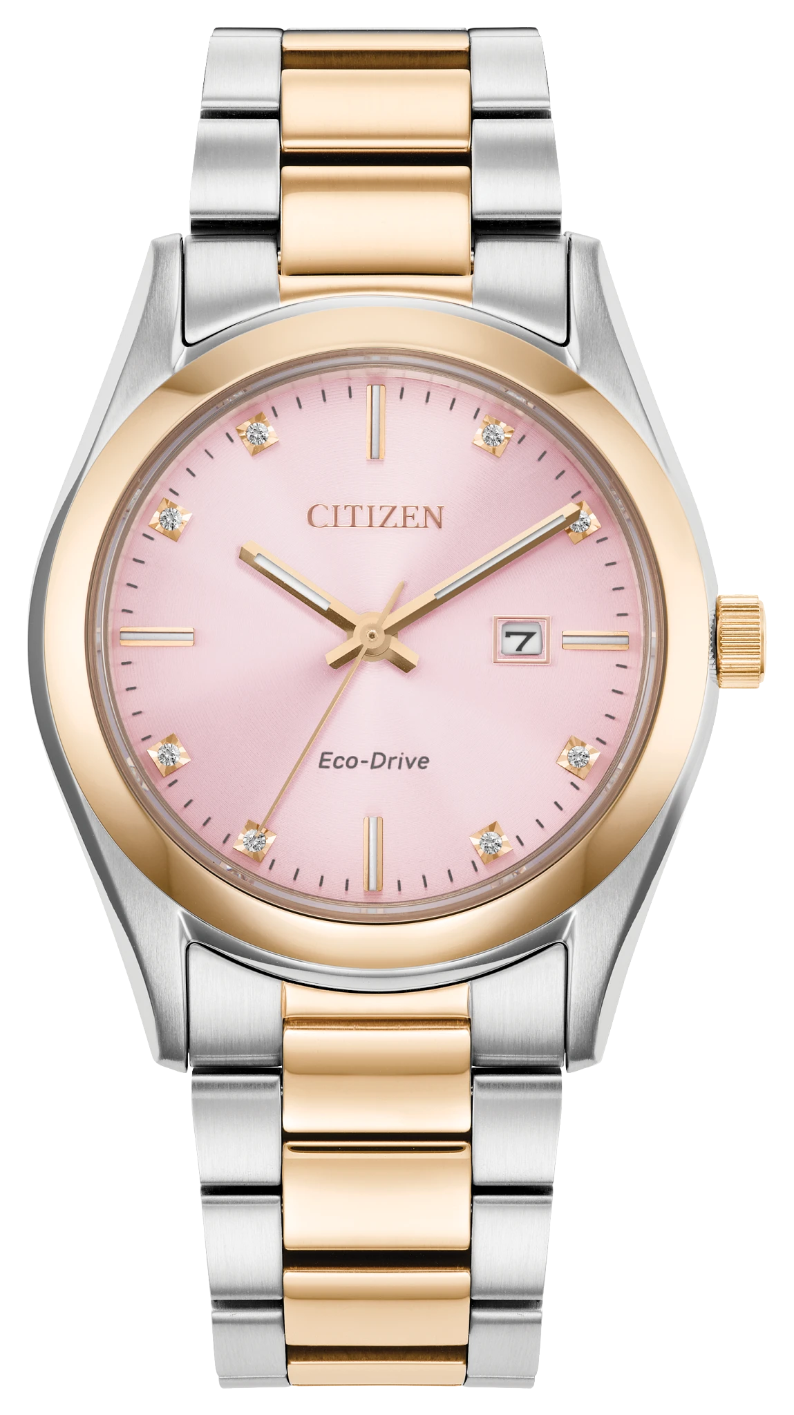 au maison Sport Luxury Pink Dial Stainless Steel Bracelet EW2706-58X