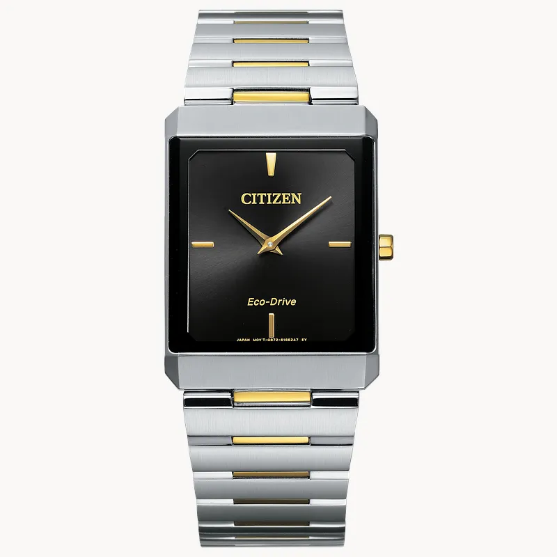 Stiletto Black Dial Stainless Steel Bracelet AR3104-55E CITIZEN