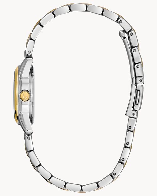 Two tone bulova women's watch hotsell