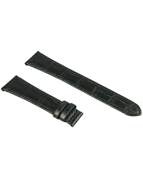 Charcoal Pearlized Alligator Grain (14mm) image number 0