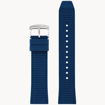 Navy Blue Silicone Strap (22mm)