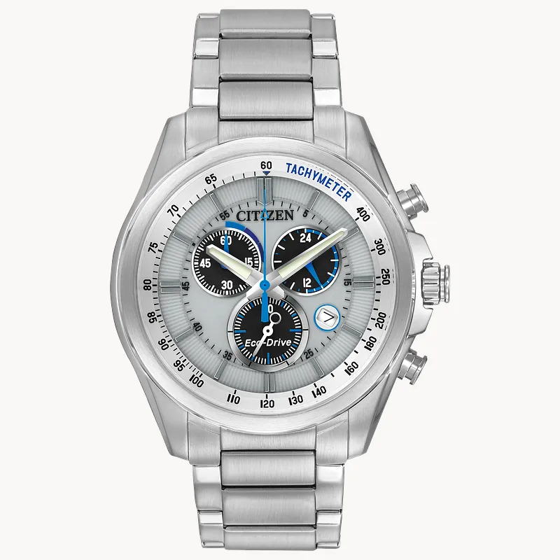 Chandler Silver-Tone Dial Stainless Steel Bracelet AT2130-59A Chandler Silver-Tone Dial Stainless Steel Bracelet AT2130-59A