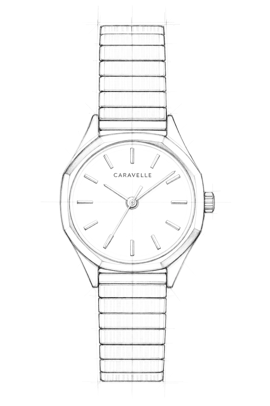 Watch technical diagram