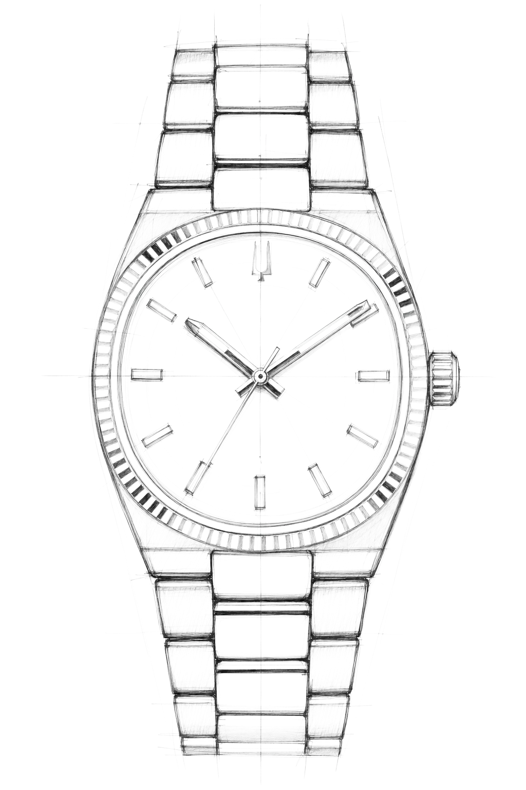 Watch technical diagram