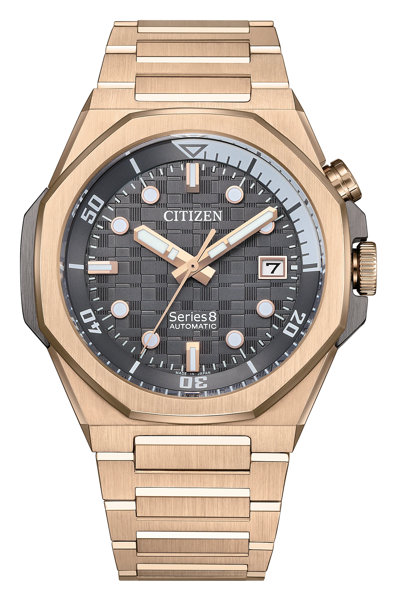 au maison Series8 890 Gray Dial Stainless Steel Bracelet NB6069-53H