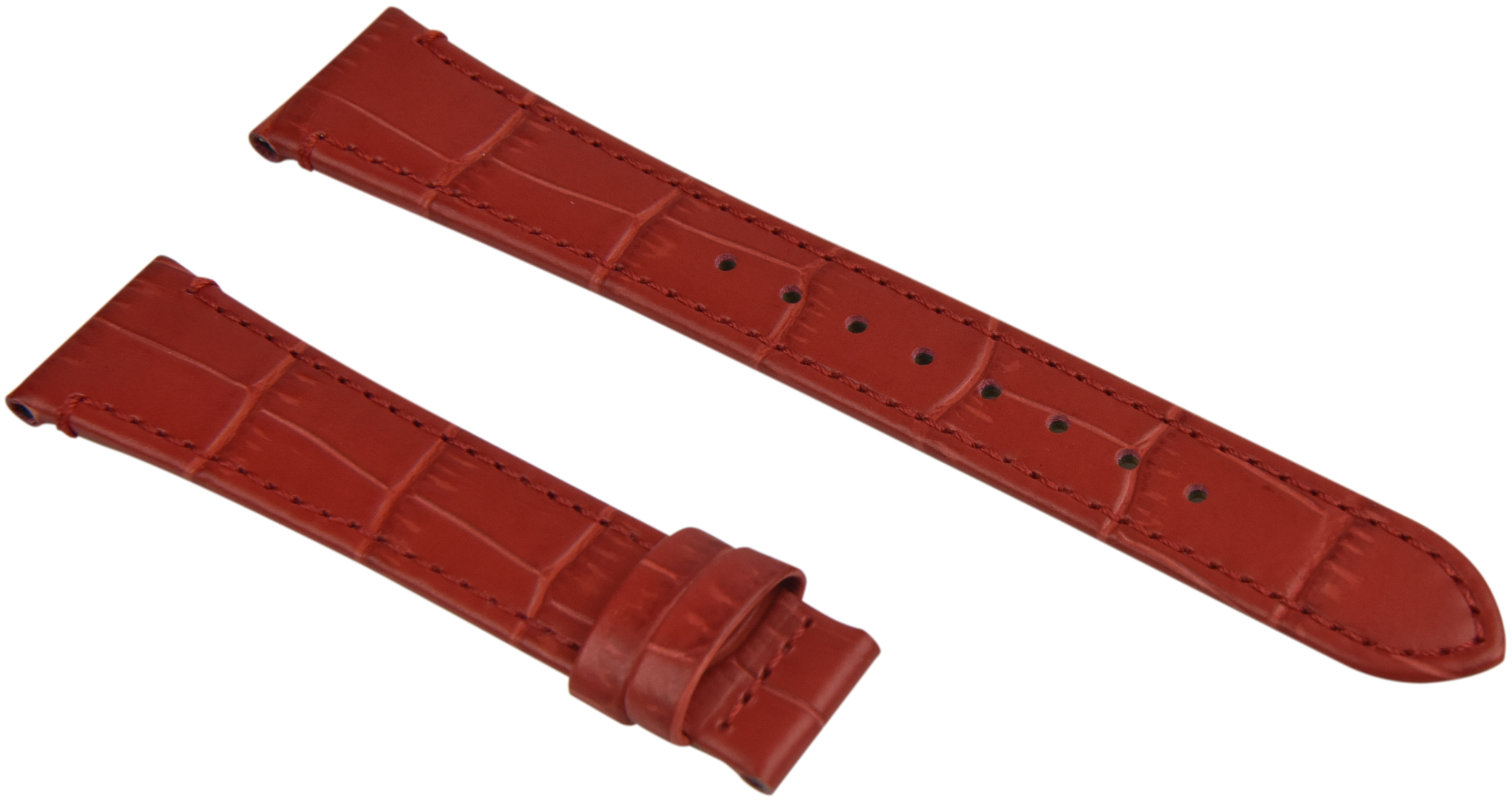 Alligator Rouge Grain&eacute; (16mm)
