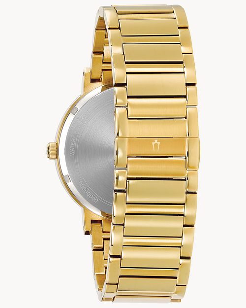 Bulova Futuro Gold Diamond Champagne Dial Watch Bulova