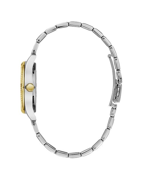 Silver-Tone Dial Stainless Steel Bracelet Dress 45M112 | Bulova