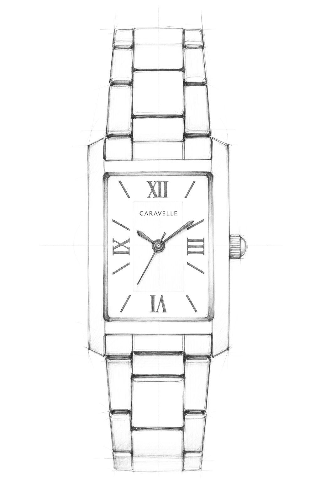 Watch technical diagram